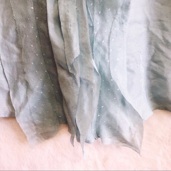 LOFT Teal Bow Tie Tank Top - Picture 8 of 8